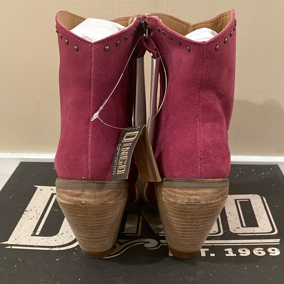 Dingo Classy N Sassy Women’s Western Boot Fuchsia Suede  - Picture 5 of 12